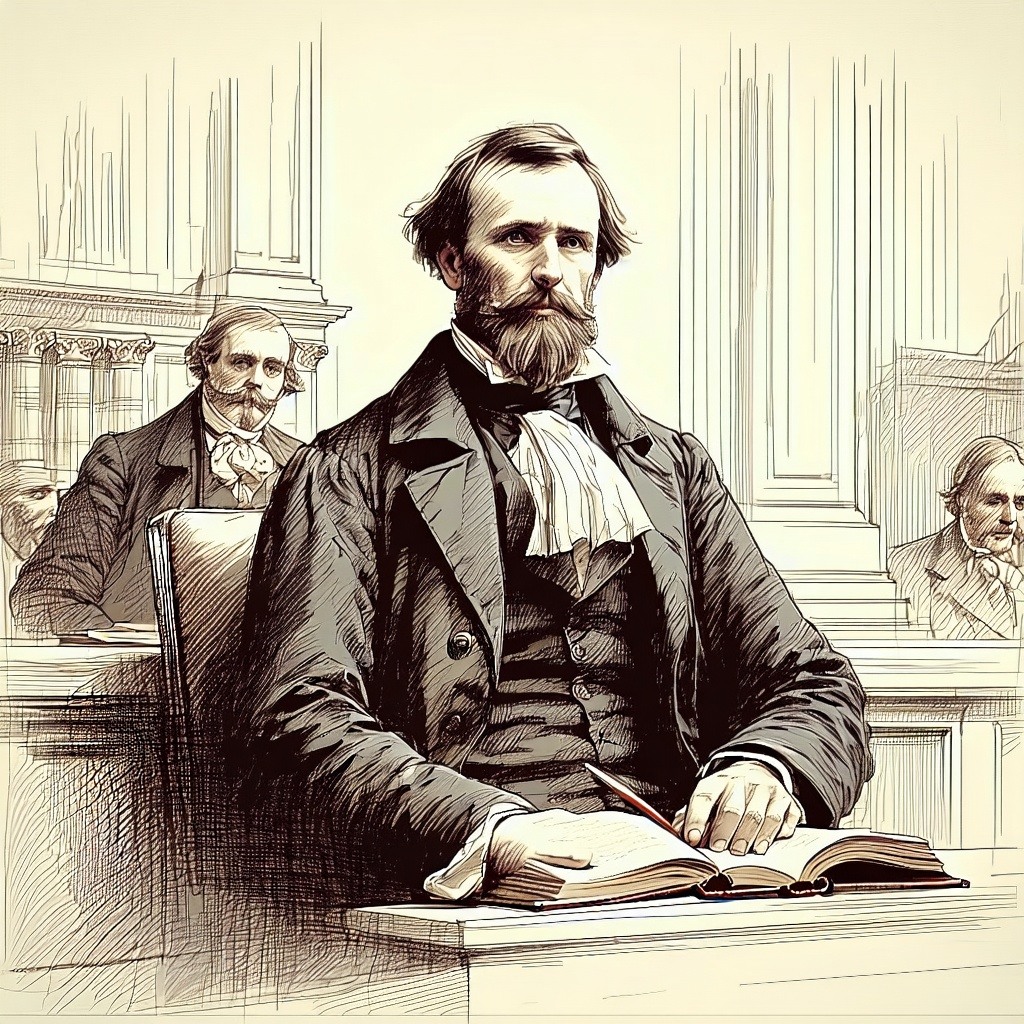 19th century lawyer in court-2 19th century lawyer in court-2