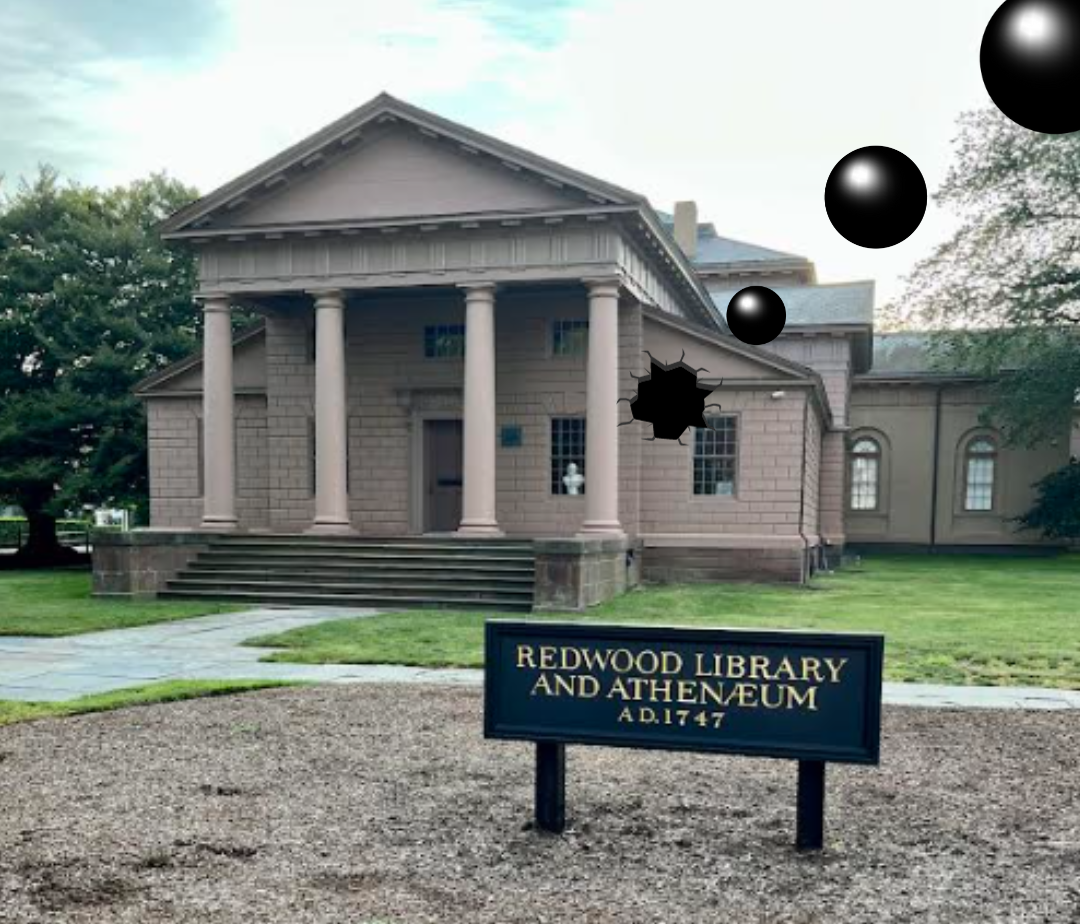 August 10th 1778 - The Day the Redwood Library was struck with a cannonball (1)-1