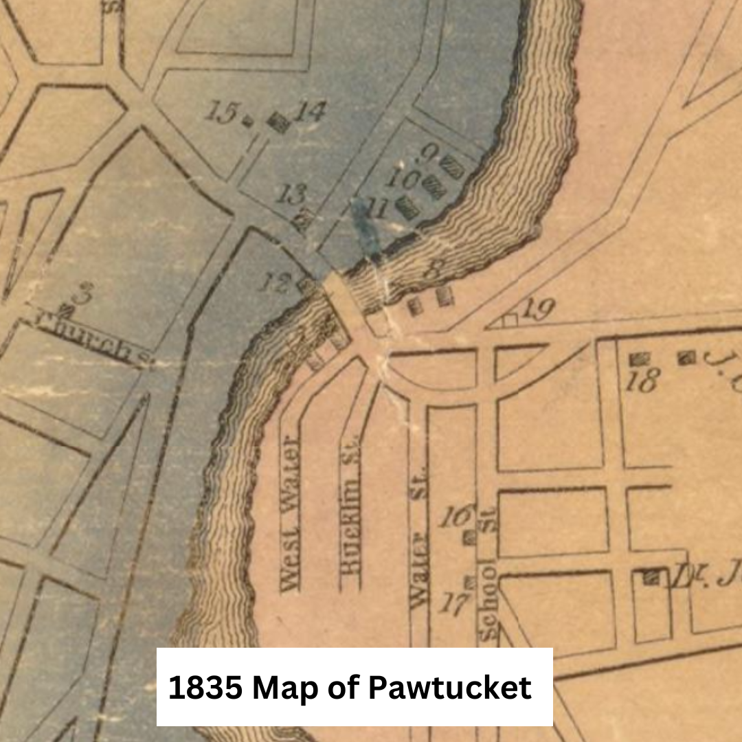 1835 Map of Pawtucket 1835 Map of Pawtucket