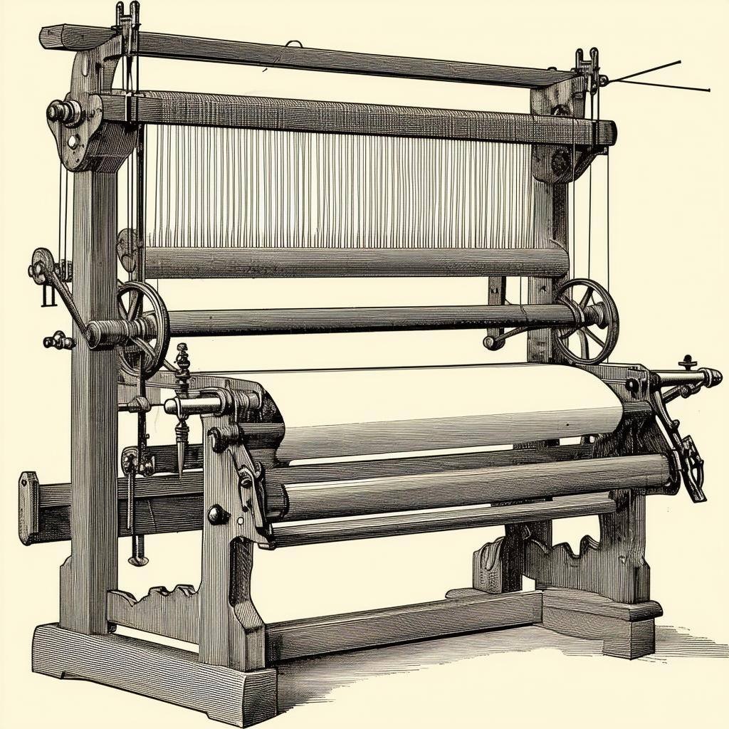 19th century power loom