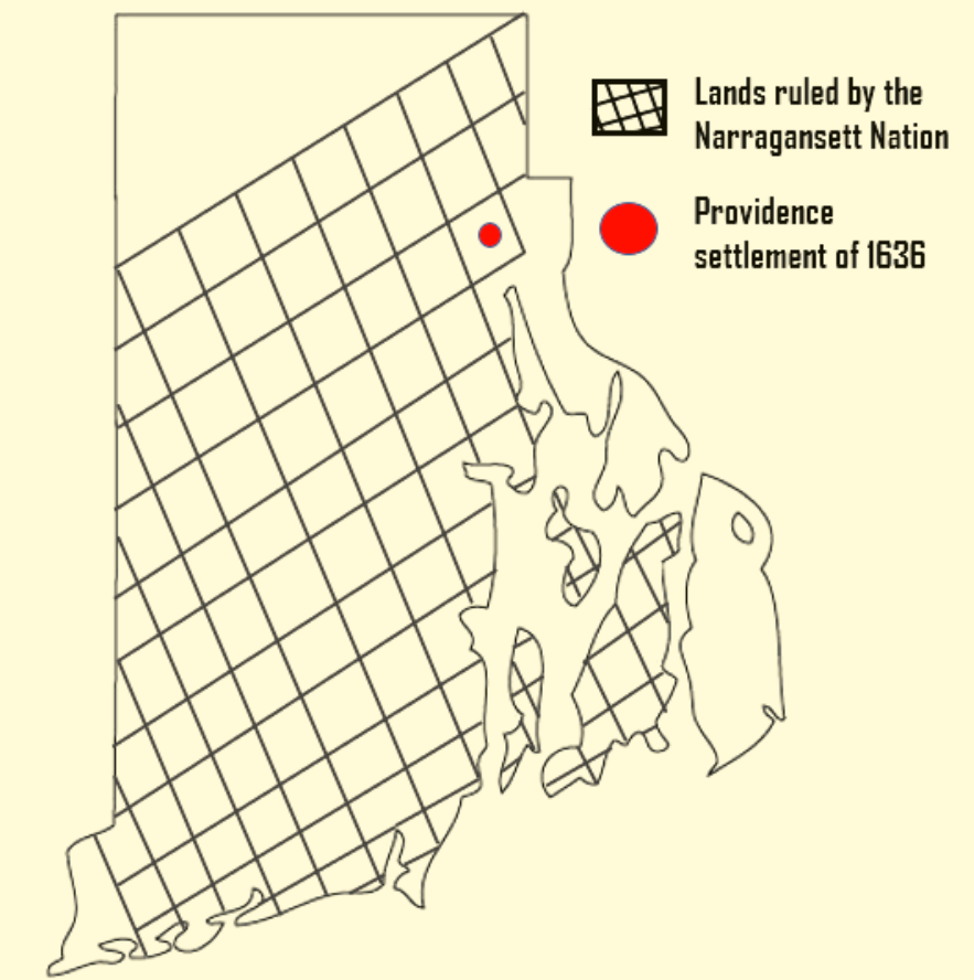 Narragansett Nation lands 1636-1 Narragansett Nation lands 1636-1