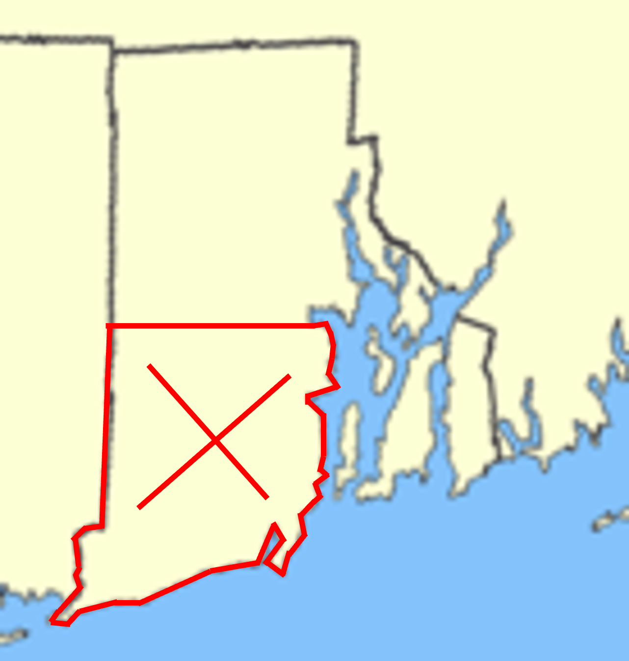 Washington County removed from RI Washington County removed from RI